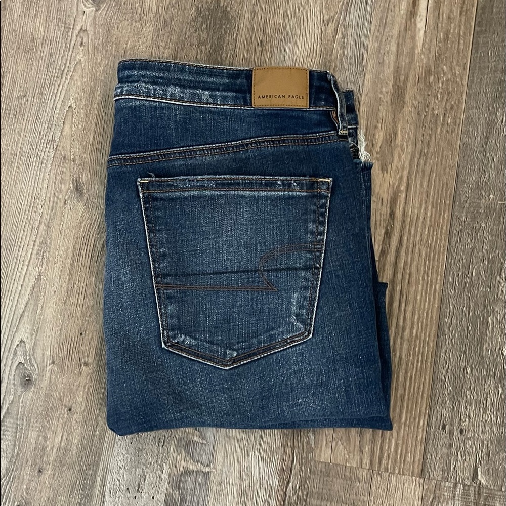 American Eagle High-Waisted Crop Flare Jean- size 16 regular